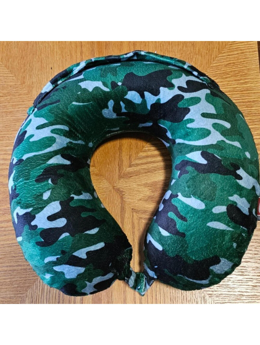 Camouflage Green Head Neck Pillow Travel By G-force